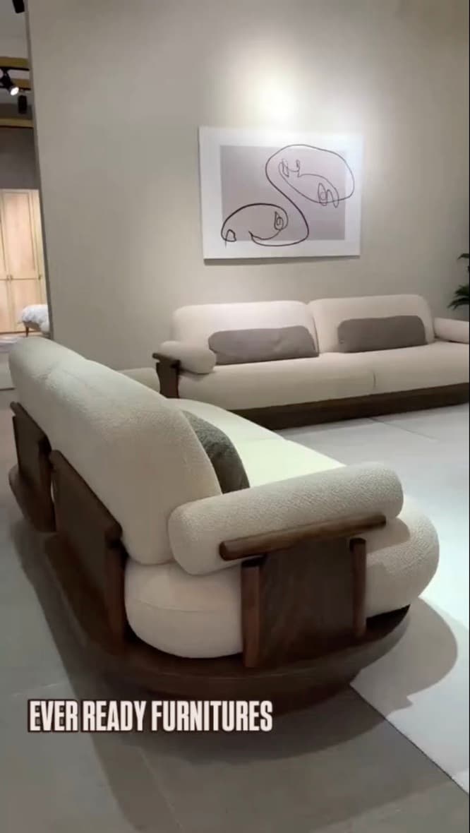 Orbit Boucle Living Set